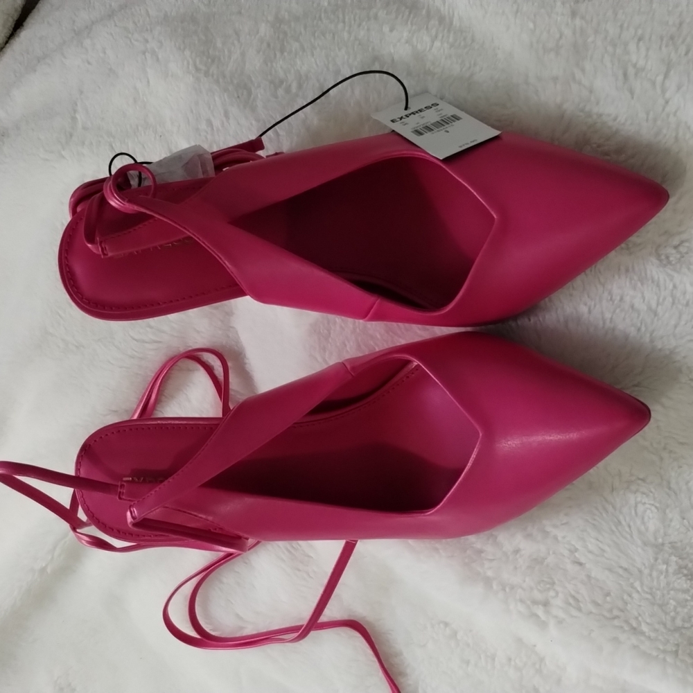 Express pink heels